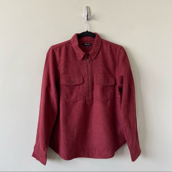 madewell Flannel Zip-Front Popover Shirt - Picture 2 of 12